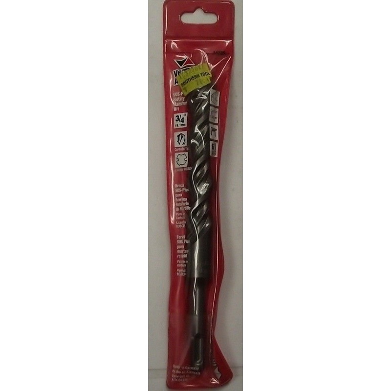 Vermont American 14229 SDS-Plus S4 Rotary Hammer Bit 3/4" x 6" Germany