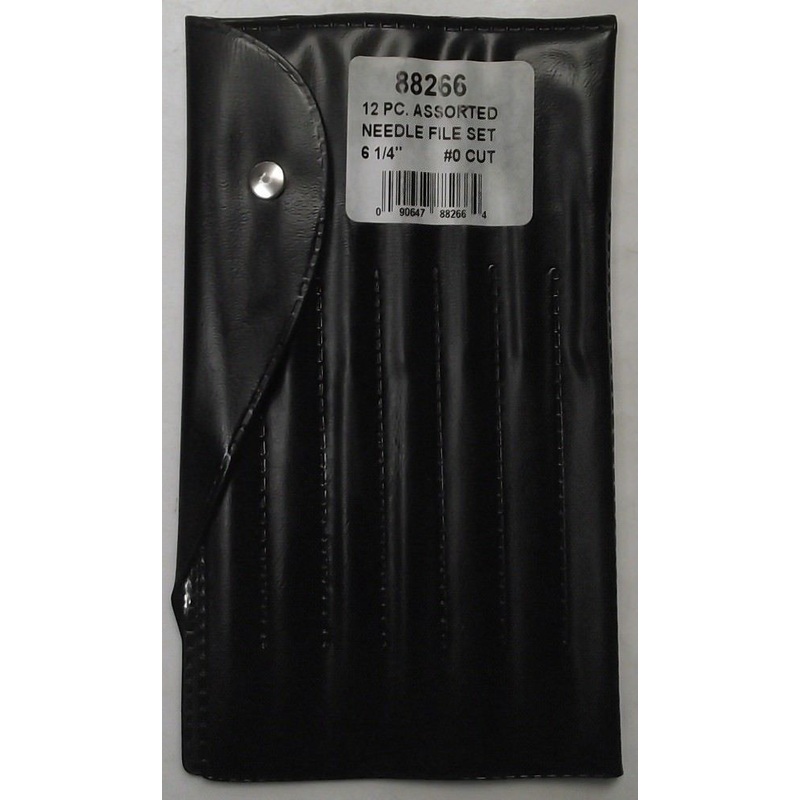 Warrensville 88266 Watchmakers 12 Pc Swiss Pattern #0 Cut Needle File Set