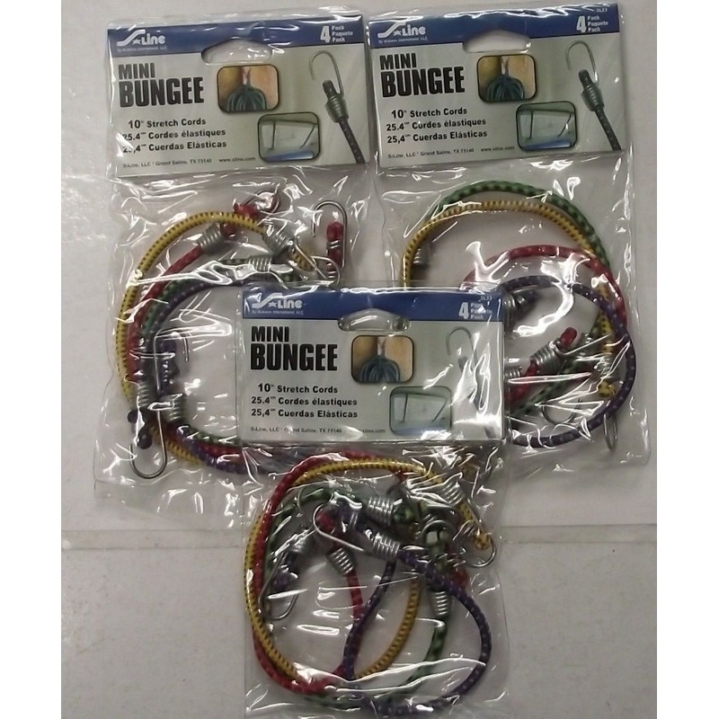 Ancra S-Line SL33 10" Mini Bungee Cords 3-4-Pack