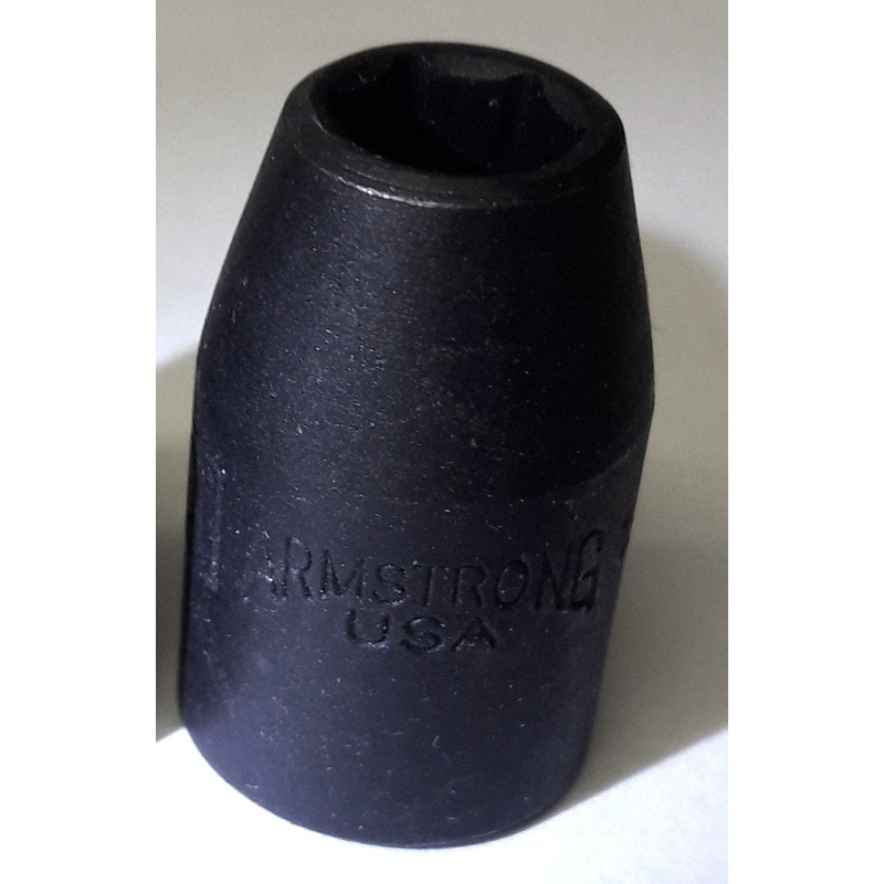 Armstrong 19-610A 5/16" Impact Socket, 3/8" Drive, 6 Point USA