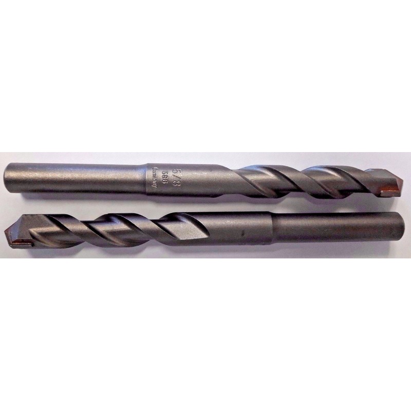 Bosch 220869 5/8 x 6-3/8 Carbide Tipped Rotary Percussion Drill Bit Germany 2pcs