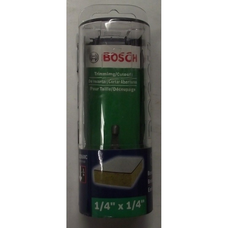 BOSCH 85286MC 1-Flute Bevel Trim Bit 7 x 1/4" Solid Carbide