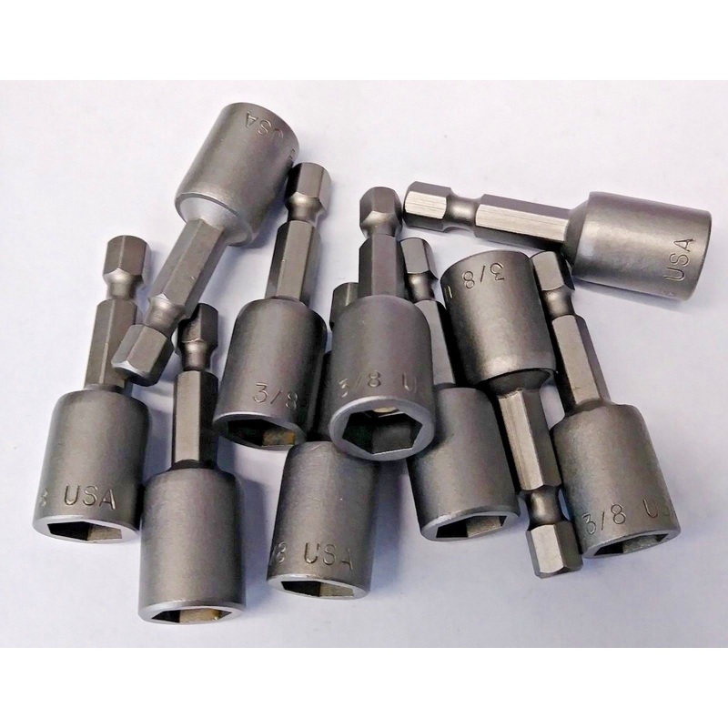 Bosch CC2375 Clic-Change 3/8" x 1-7/8" Magnetic Nut Setters 10 Pack USA