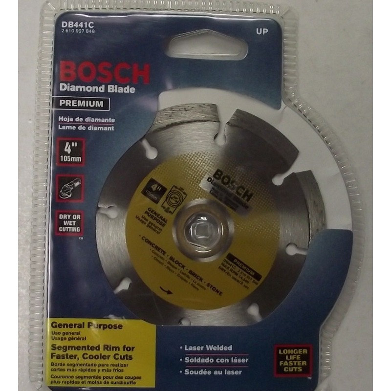 Bosch DB441C 4" Preminum Diamond Segmented Saw Blade Brick Block Stone