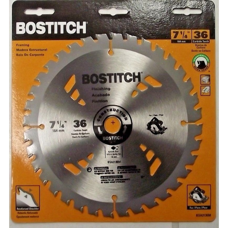 Bostitch BSA3136M 7 1/4" x 36T Circular Saw Blade