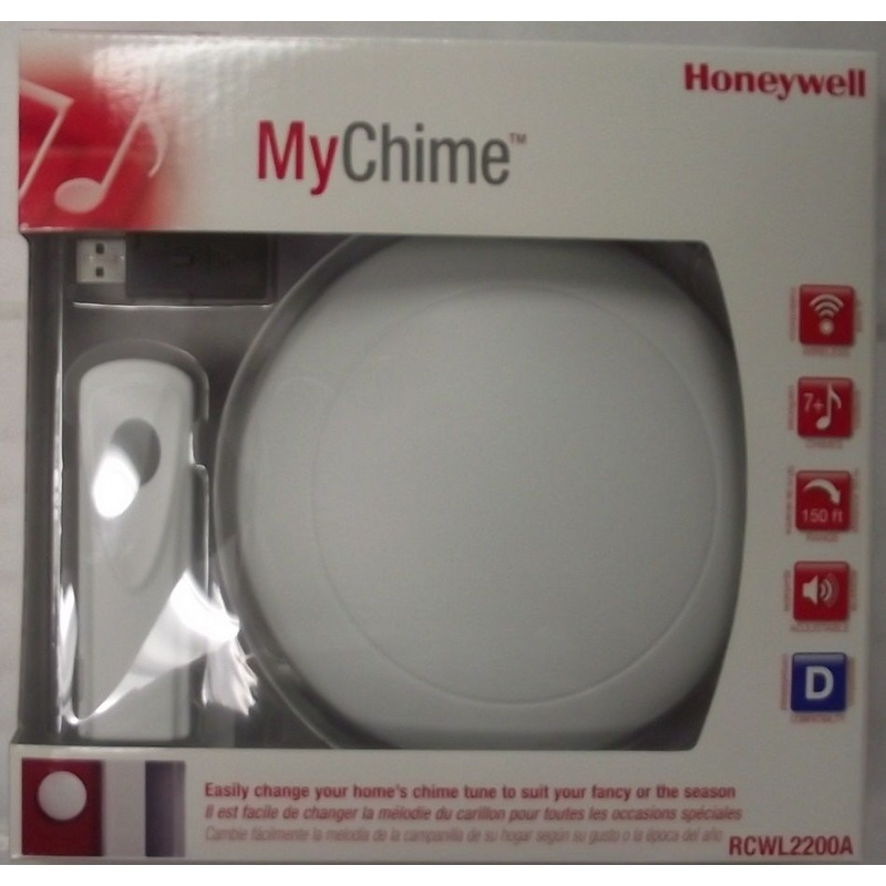 Honeywell RCWL2200A My Chime Wireless Door Chime & Push Button Programmable