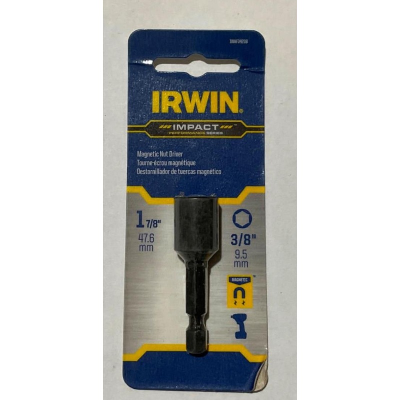 Irwin IWAF34238 3/8" X 1-7/8" Magnetic nut driver #I-48