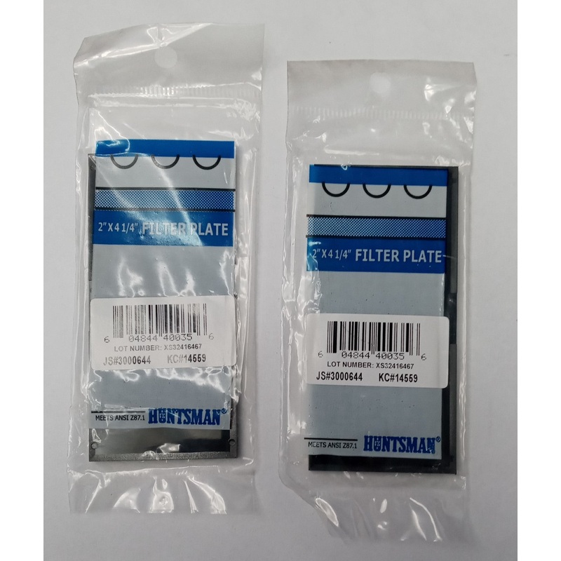 JACKSON SAFETY 14559 Welding Polycarbonate Lens 2" x 4-1/4" Filter Plate 2pcs.