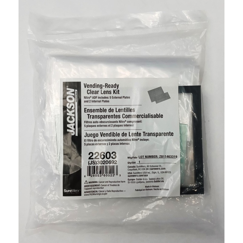 Jackson Safety 22603 Nitro ADF 3-Sensor Lens Kit