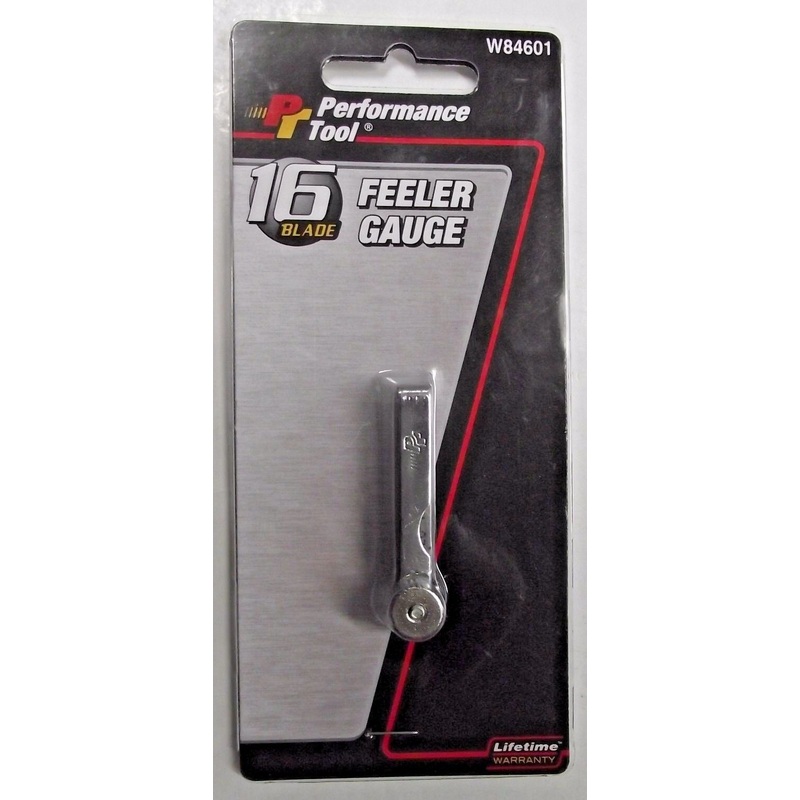 Performance Tool W84601 16 Blade Mini Feeler Gauge