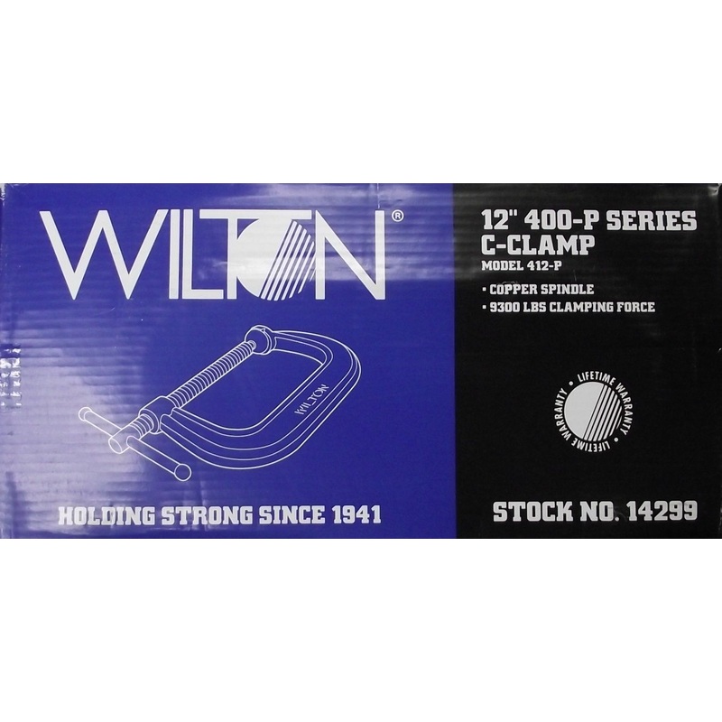 Wilton 14299 412-P 400-P Series C-Clamp 12" 12-1/4" Jaw Opening