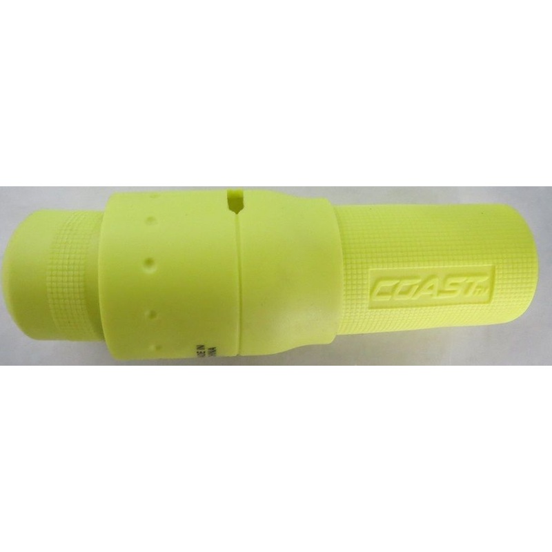 Coast 8407YSCP Rubber Sleeve For 8407 P7 LED Lenser Flashlight Yellow