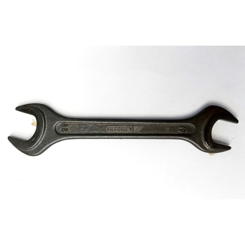 Gedore 895 19mm x 22mm Double Open End Wrench Germany 6586690