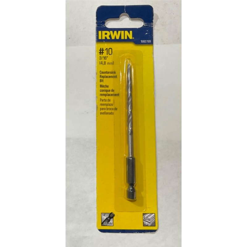 Irwin 1882789 #10 Countersink replacement bit #I-39