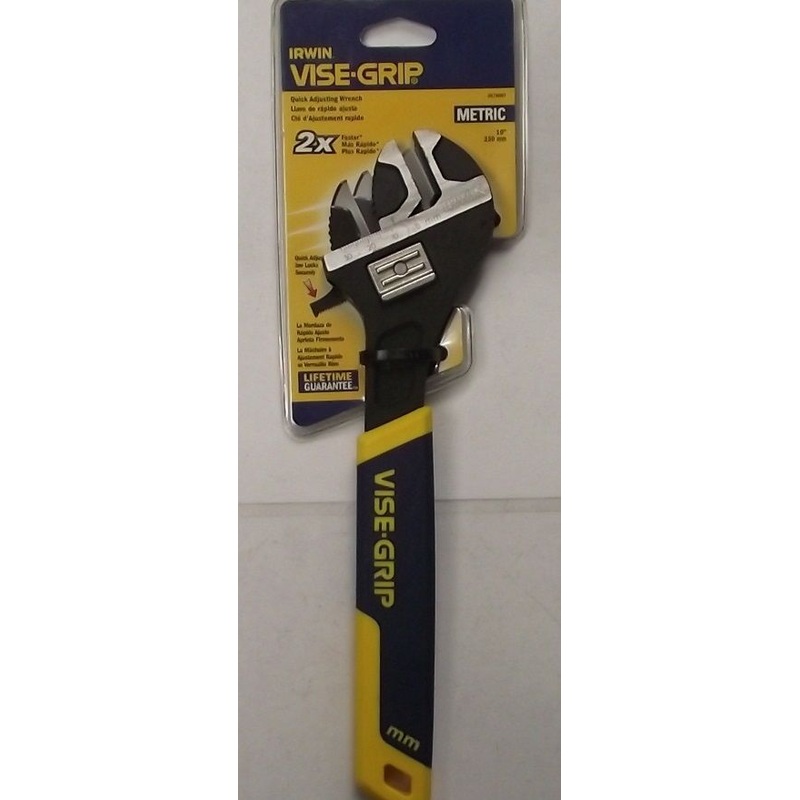 Irwin Vise-Grip 2078607 10" Quick Adjustable Wrench