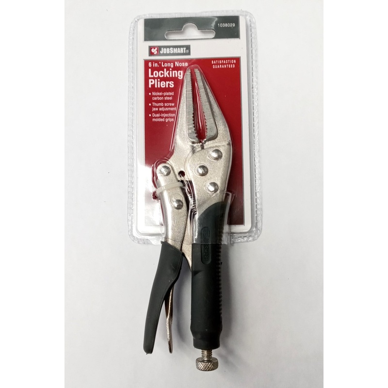 Jobsmart 1038029 6" Long Nose Locking Pliers