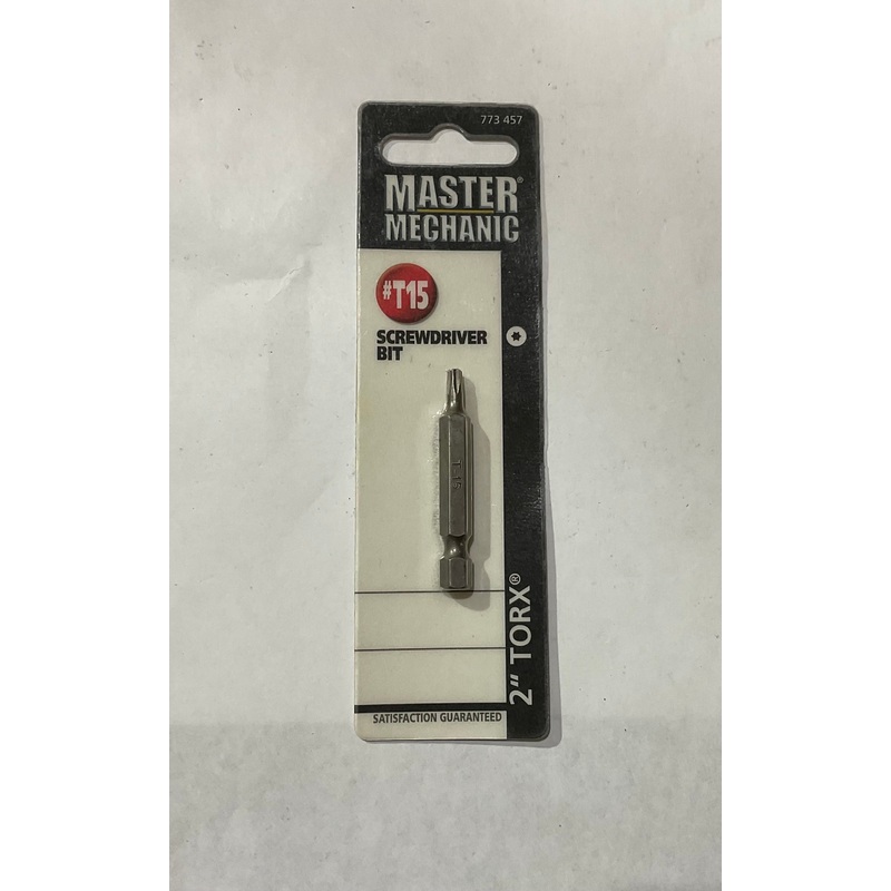 Master Mechanic 773 457 T15 2" Torx Screwdriver Bit #69