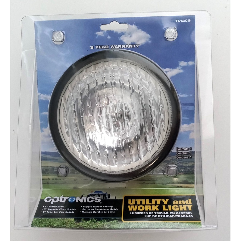 Optronics TL12CS 5" Sealed Beam Utility And Work Light