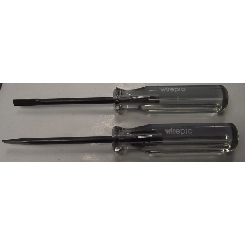 Wirepro WP1200 4" Slotted Screwdriver 2pcs