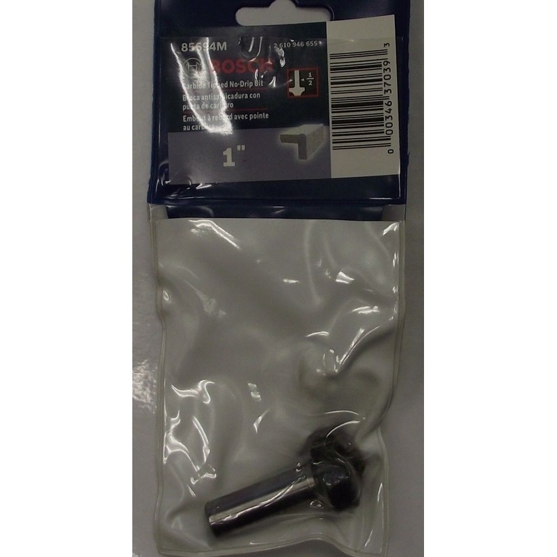 Bosch 85694M Router Bit Carbide Tip 1" No Drip 1/2 Shank