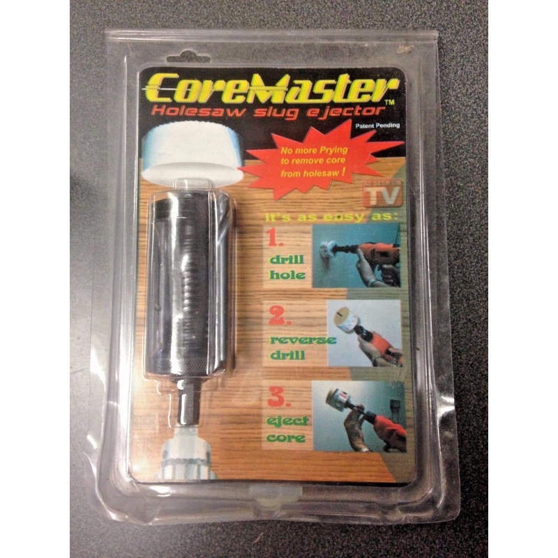 CoreMaster 10184 3/8 hex shank Ejecting Holesaw Arbor with 1/4" pilot bit