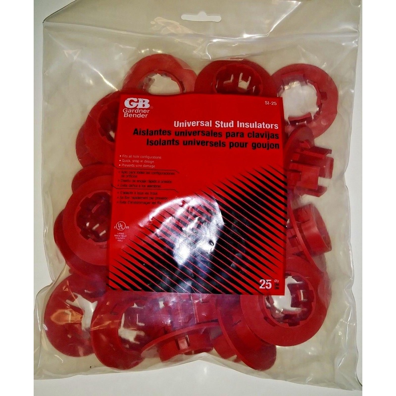 Gardner Bender SI-25 Universal Stud Insulators 25 Pack