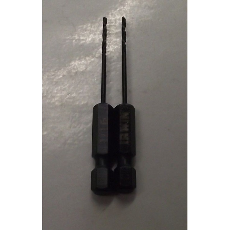 IRWIN 1870965 1/16" Hex Impact Drill Bit 2pcs.