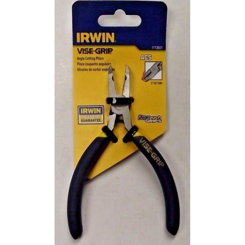 Irwin VISE-GRIP 1773601 5" Angle Cutting Pliers With Spring AC5