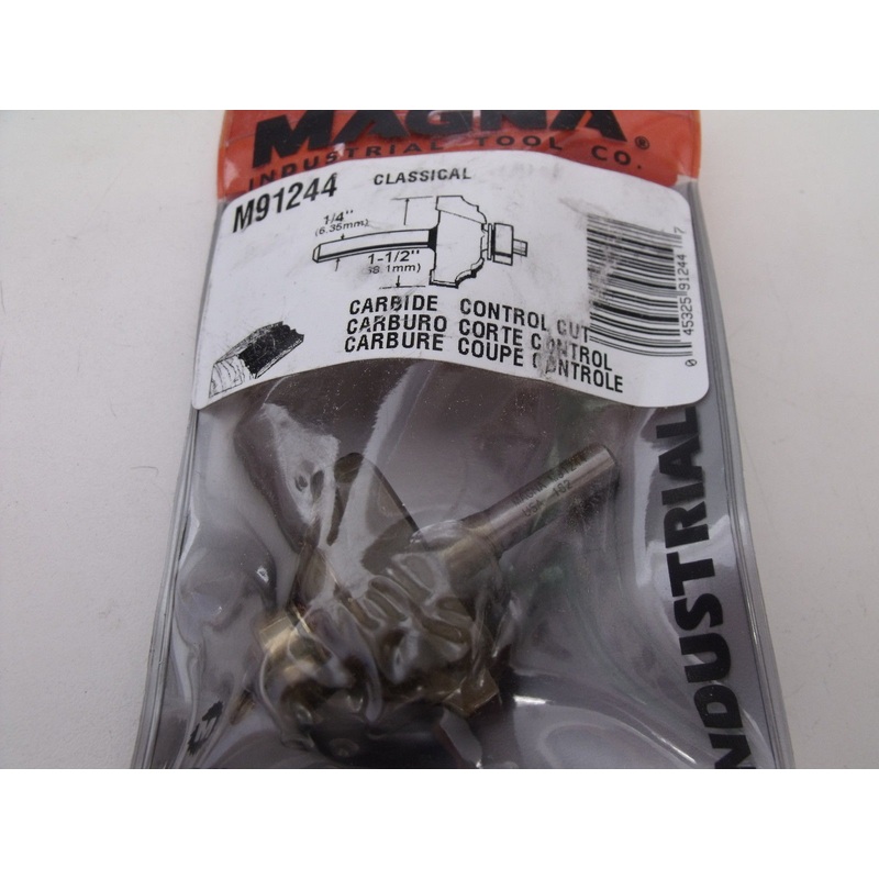 Magna Tool 91244 1-1/2'' Carbide Classical Router Bit  1/4" Shank USA