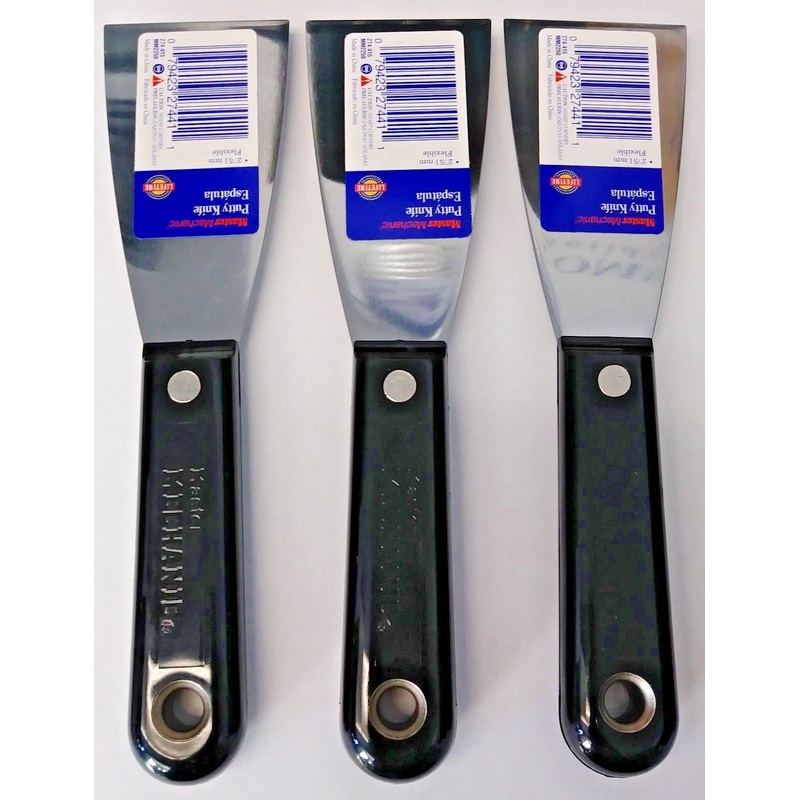 Master Mechanic MM2250 2" Putty Knife Flexible Blade (3 Knives)