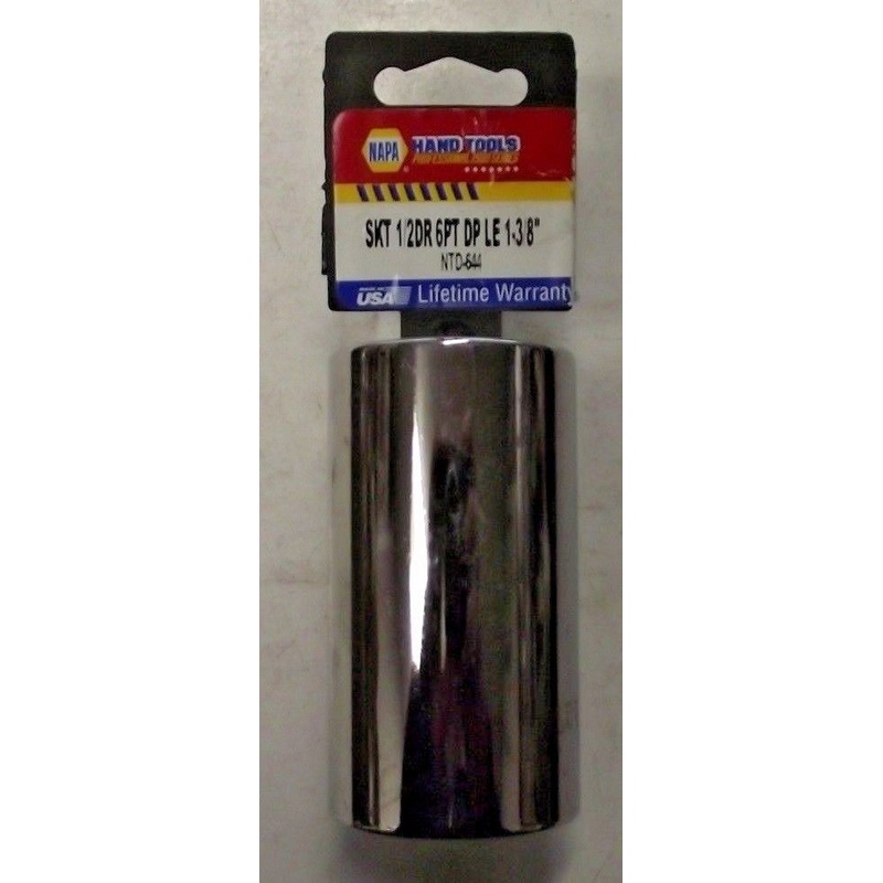 Napa NTD-644 1/2 Drive 1-3/8" Deep Socket 6pt USA