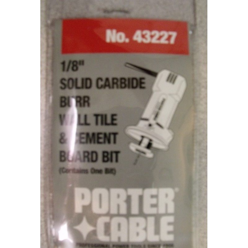 Porter Cable 43227 Carbide Wall Tile Drywall Cement Board Bit