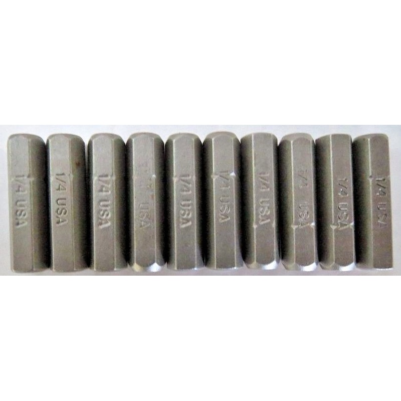 Bosch 1609433439 1/4" Allen B Insert Insert Bits USA 327102 10PCS