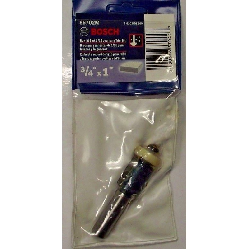 Bosch 85702M Router Bit Carbide Tip 10 Degree Bowl and Sink Trim