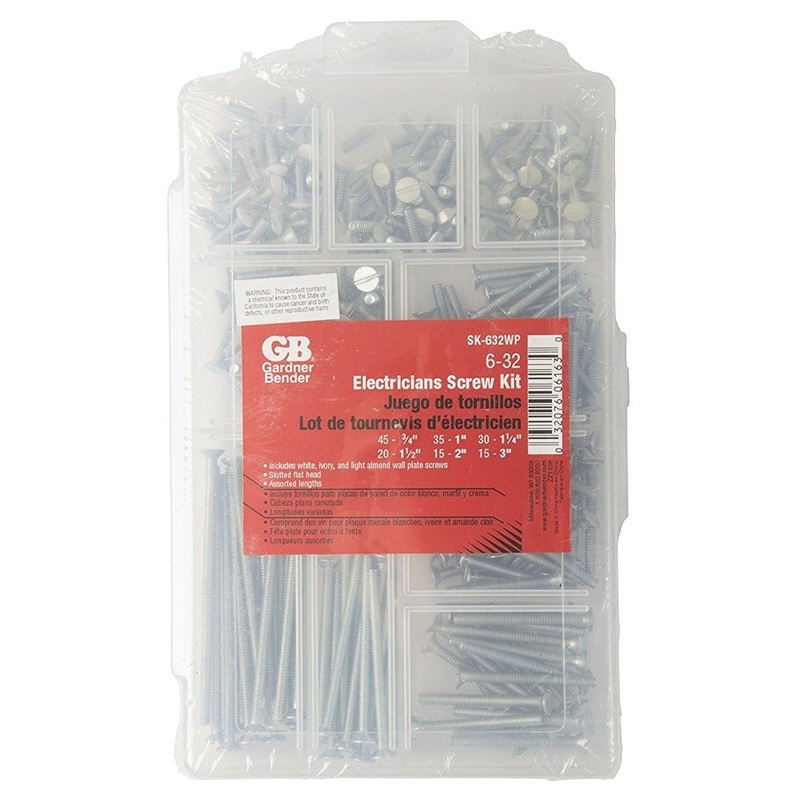 Gardner Bender SK-632WP 170 Piece Electricians Screw Kit