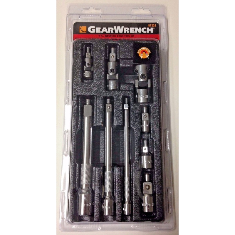 GearWrench 81235 9 Piece Magnetic Drive Tool Set