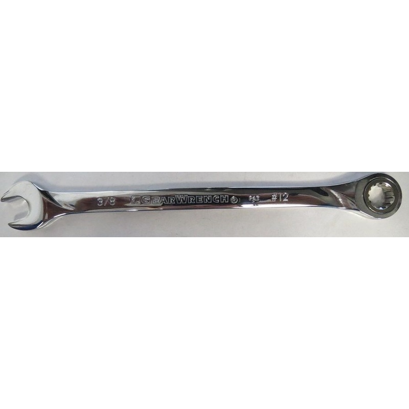 GearWrench 85552 #12 x 3/8" XL Spline Ratcheting Wrench