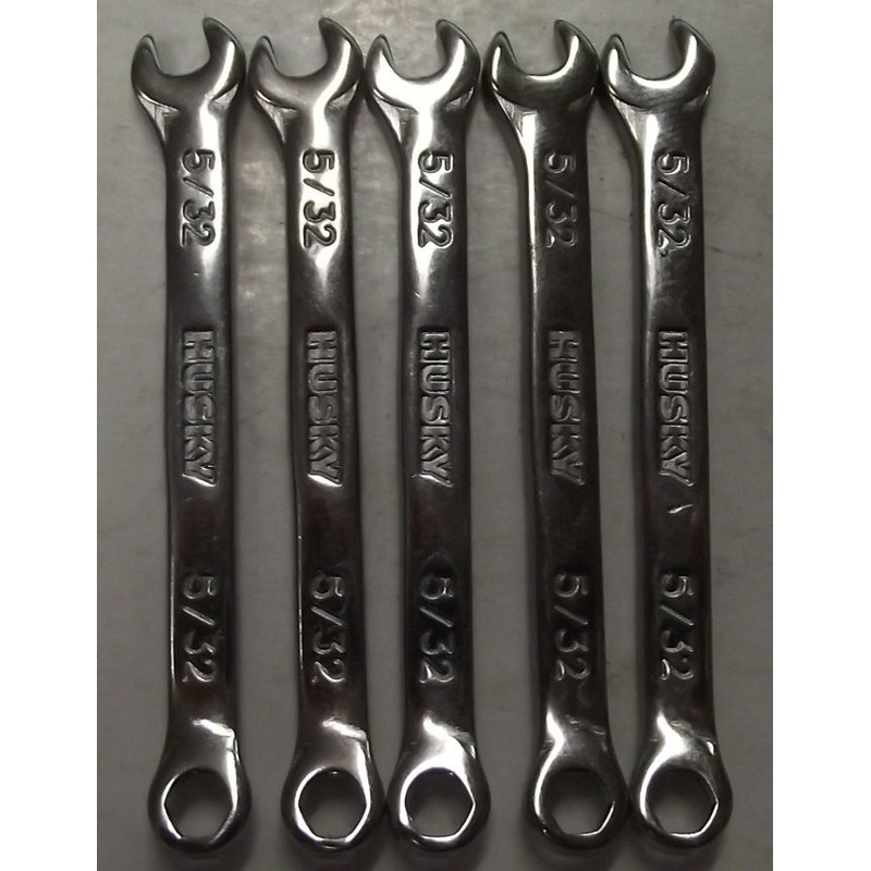 Husky HM623050 5/32" 6pt Combination Wrench 5pcs.