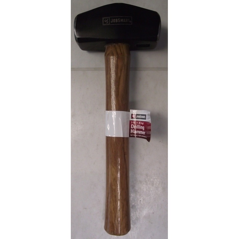 Jobsmart 4000557 3lb. Drilling Hammer Wood Handle