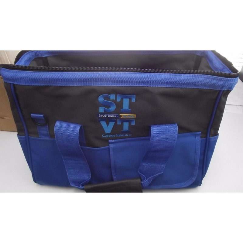 South Texas Vo-Tech 6223020 Gate Mouth Tool Bag 18" L x 8" W x 10" T