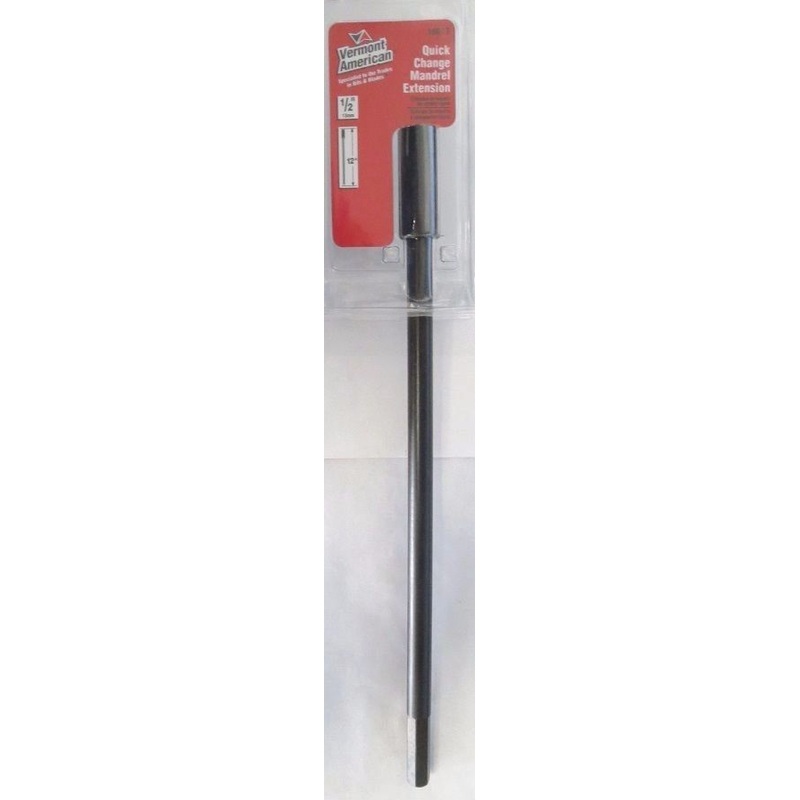 Vermont American 18617 12" x  1/2" Quick Change Mandrel Extension
