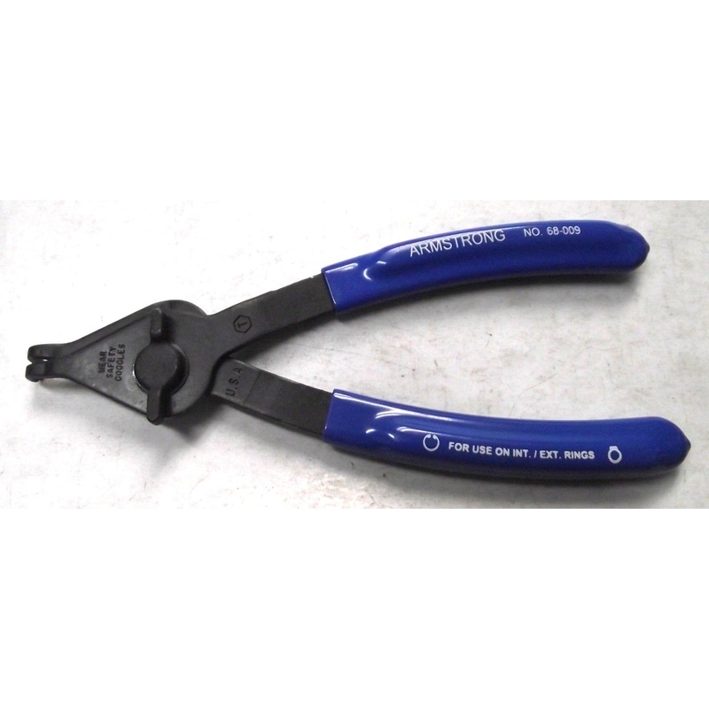 Armstrong 68-009 Internal/External 90 Retaining Ring Pliers Convertible USA