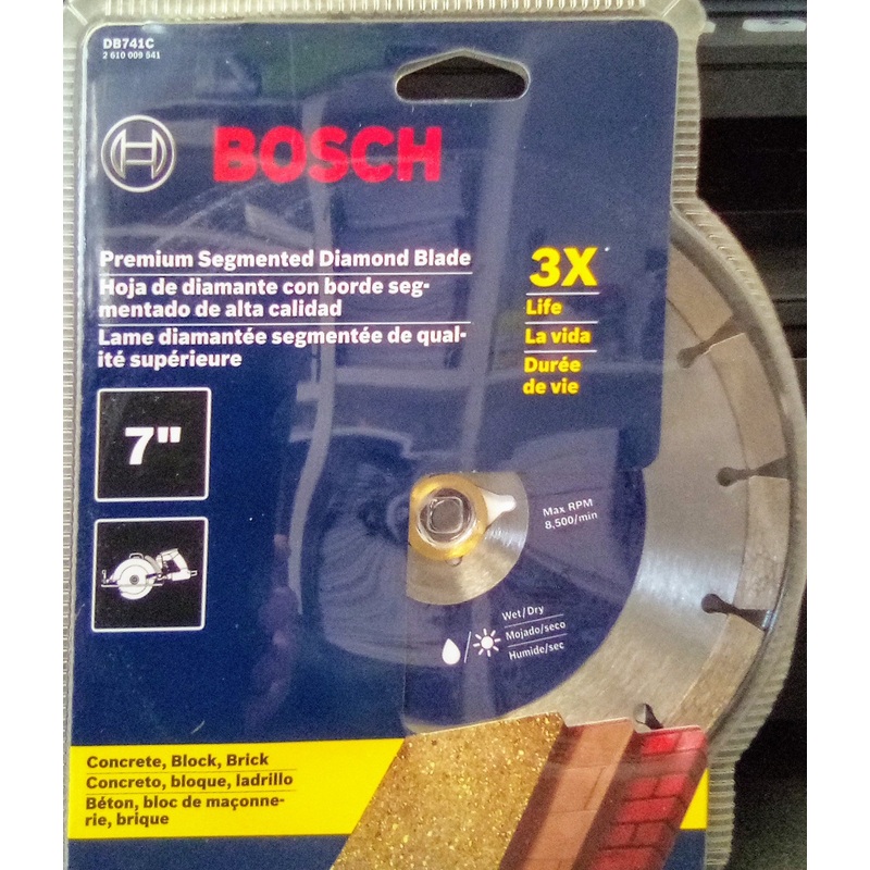 Bosch DB741C 7" 5/8" Arbor Premium General Purpose Diamond Saw Blade