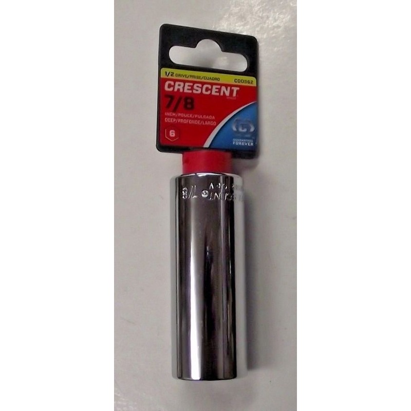Crescent CDDS62 1/2" Drive 7/8" 6 Point Deep SAE Socket