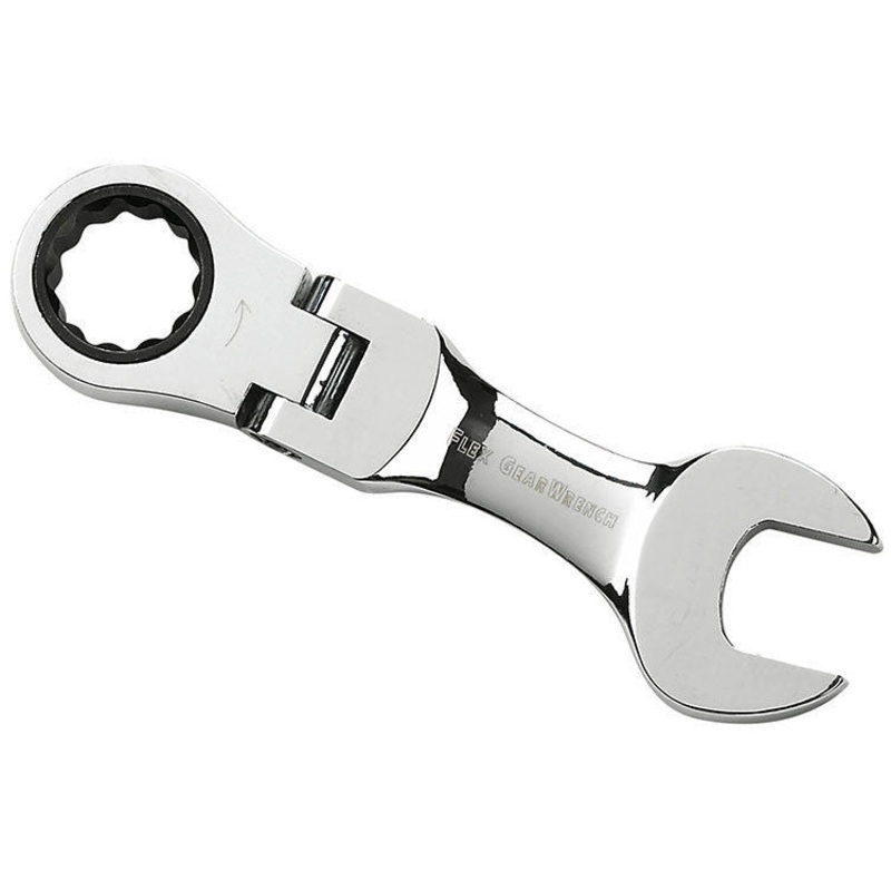 GearWrench 9576 Stubby Flex Head 11/16" Stubby Wrench