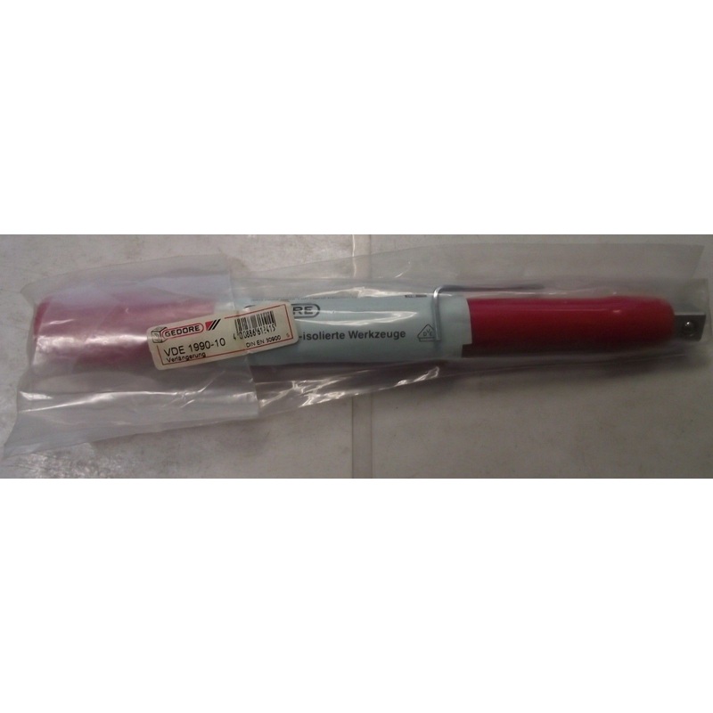 Gedore 6124130 VDE 1990-10 VDE 1/2" Drive 10-1/4" Socket Extension 250mm Germany