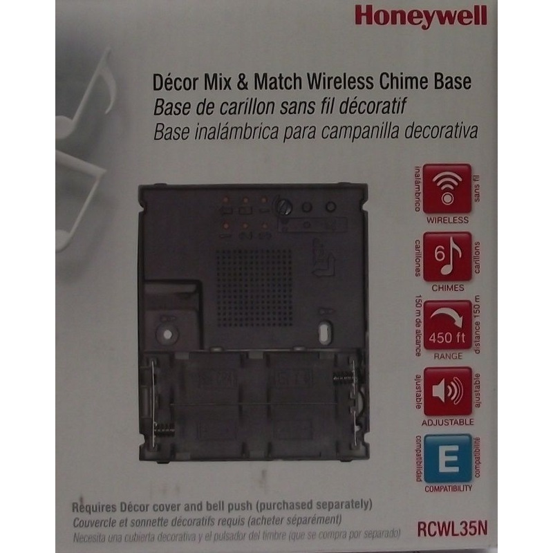 Honeywell RCWL35N Mix & Match Decor Wireless Door Chime Base