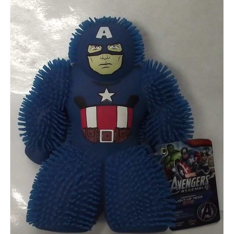 Marvel 24923 Captain America Avengers Mega Googly Squishy Toy