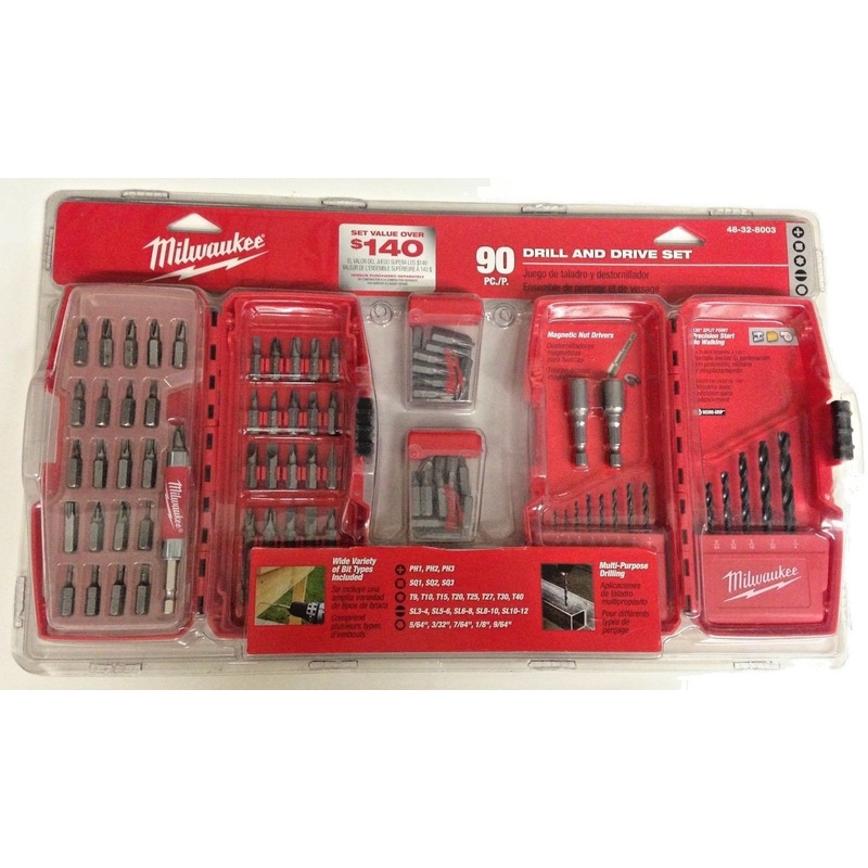 Milwaukee 48-32-8003 90 Piece Drill and Drive Set