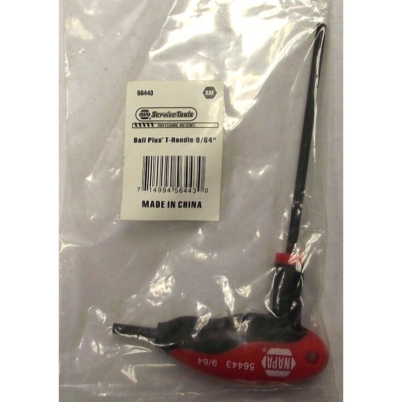 Napa 56443 9/64" Ball Plus T-Handle Wrench